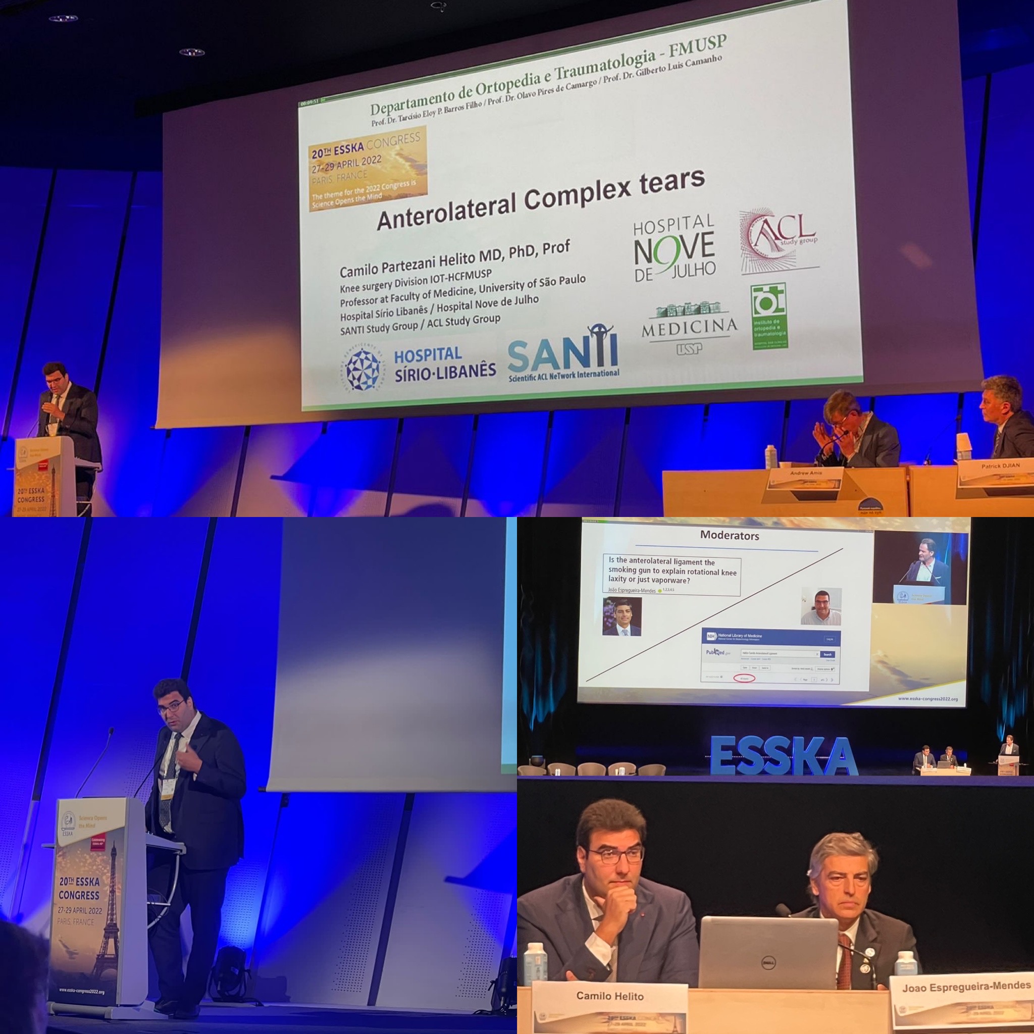 Camilo Partezani Helito participa do Congresso Europeu da ESSKA