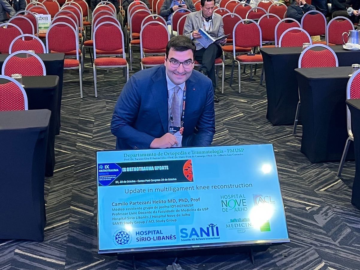 Dr. Camilo Partezani Helito participa de curso internacional no Peru representado o Brasil